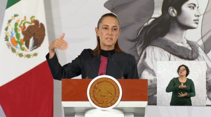 Claudia Sheinbaum home office mundial