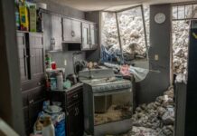 Derrumbe dañó 10 viviendas y obliga a evacuar a 35 personas en Paseos del Vergel.