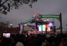 Banda El Recodo cerró fiesta futbolera en Chula Vista.