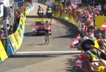 El mexicano Isaac del Toro triunfa en el Tour Auvergne-Rhône-Alpes en Francia.