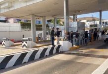 Maestros de la CNTE BC se unieron al bloqueo de la autopista México-Cuernavaca.