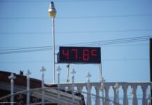 Se siguen registrando récords de calor en Mexicali.