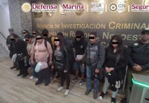 Aseguran 165 kilos de cocaína y detienen a 11 personas en el Aeropuerto de Tijuana.