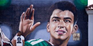 Rinden homenaje a «Morita» con un mural en Mexicali.