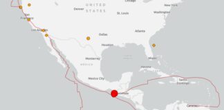 Sismo de magnitud 7.4 sacudió las costas de Chiapas este viernes.