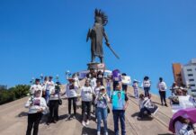 Familias y colectivos de búsqueda se concentraron en Tijuana en el Día Internacional de las Víctimas de Desaparición Forzada.
