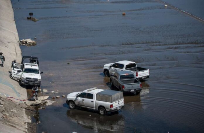 Mujer sin vida canalización Tijuana .