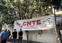 A una semana del regreso a clases, la CNTE inició paro indefinido en Tijuana.
