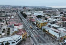 Reabren puente El Chaparral en Tijuana tras una semana de trabajos.