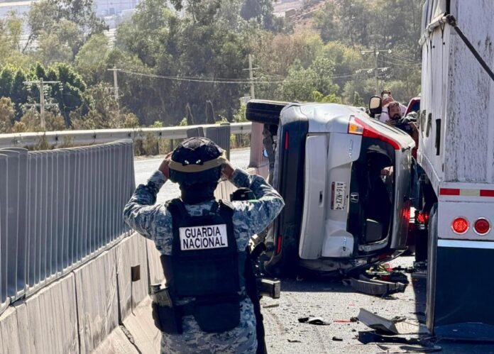 Accidente carretera Tijuana Tecate .