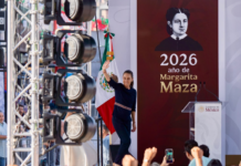 Sheinbaum anunció primera piedra de la desaladora de Rosarito en su visita a Tijuana.