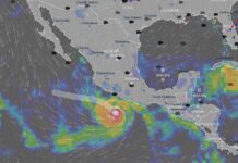 Huracán Polo se intensifica a categoría 5 frente a costas del Pacífico mexicano.