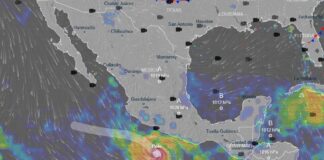 Huracán Polo se intensifica a categoría 5 frente a costas del Pacífico mexicano.