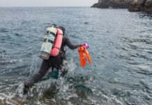 Buzos y voluntarios retiraron más de una tonelada de basura del mar en Ensenada.