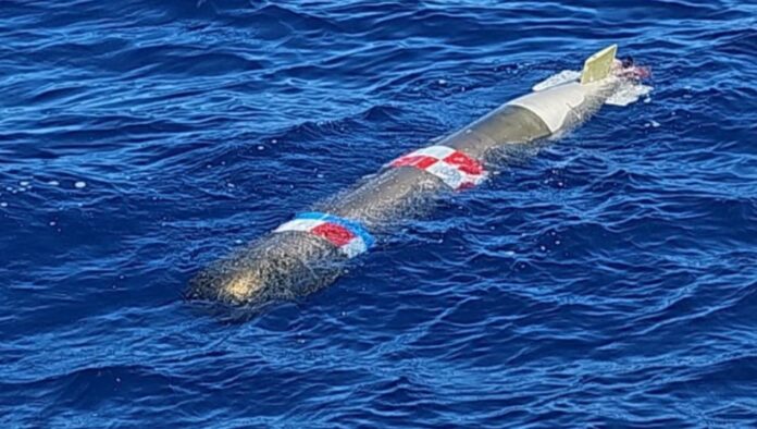 Torpedo localizado pescadores Ensenada