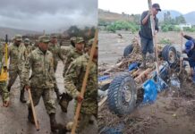 Buscan a siete personas de dos familias diferentes tras las lluvias en Ensenada.
