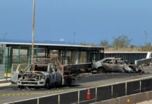 Mujer muere calcinada tras choque e incendio en la carretera escénica.