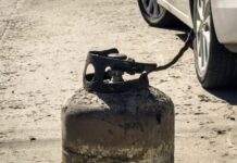 Incendio de mina de gas en una fonda dejó una mujer lesionada en el Rubí