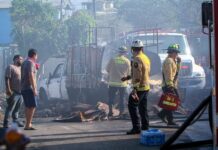 Incendio consume vivienda en El Pípila, tres personas resultaron lesionadas.