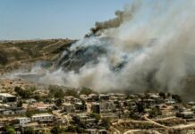 Quinto incendio en basurero clandestino de Xicoténcatl Leyva en menos de dos meses.