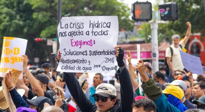 Manifestaciones agua Guadalajara