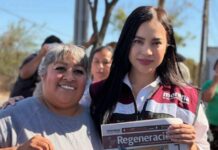 Líderes comunitarios respaldan a Marisol Toscano en Tijuana.