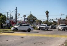 Persecución en Tecate deja a agente de la FESC atropellada; hay un detenido