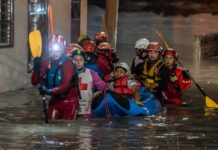 Inundaciones, rescates y apagones: Rachel deja afectaciones en Tijuana.